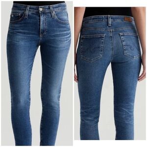 Ag Adriano Goldschmied The Farrah Skinny Ankle Jeans with Modern Stretch SZ 28